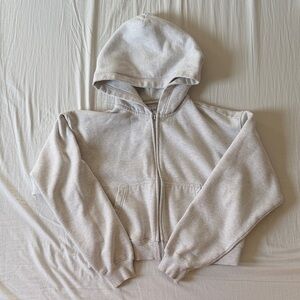Aritzia TNA Sweatfleece Boyfriend Boxy Zip Hoodie